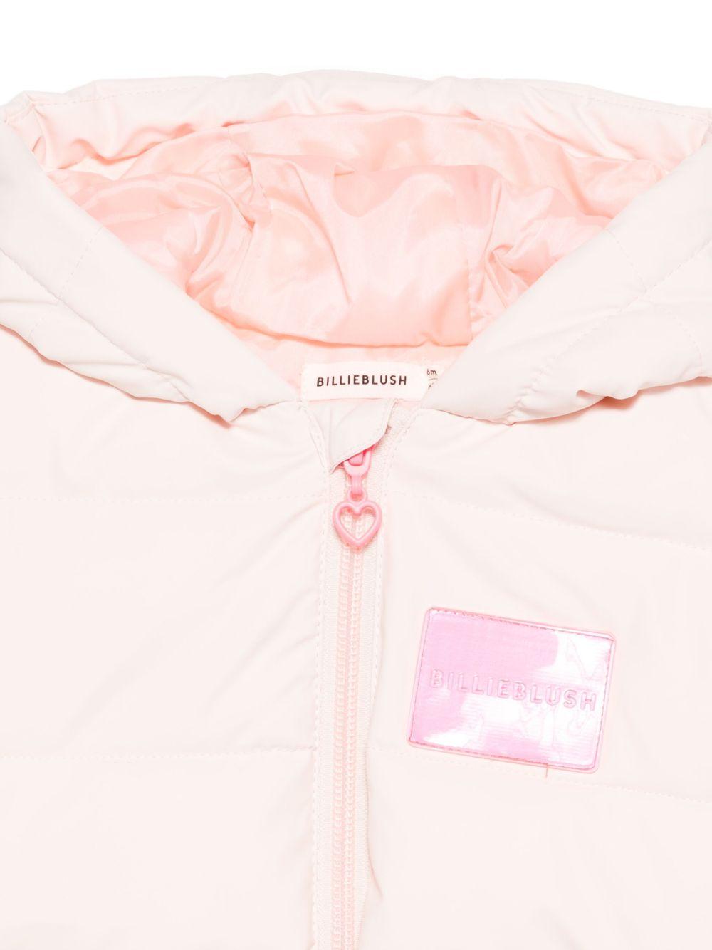 billieblush piumino soft con fiocco su cappuccio U2124747V Billieblush
