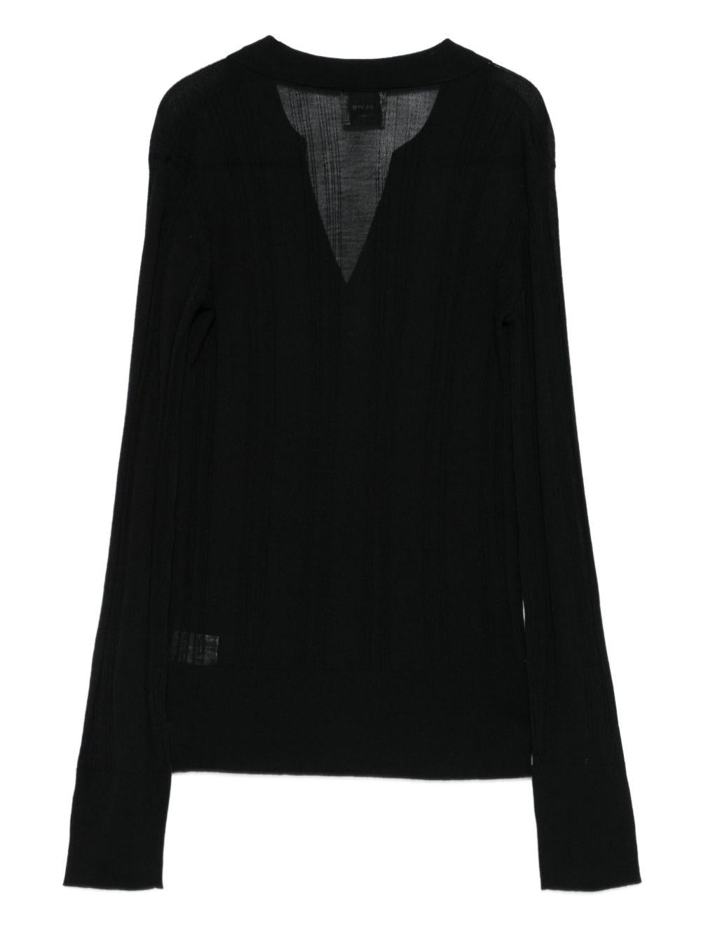 alysi polo in maglia extra fine 265456A5050NE alysi