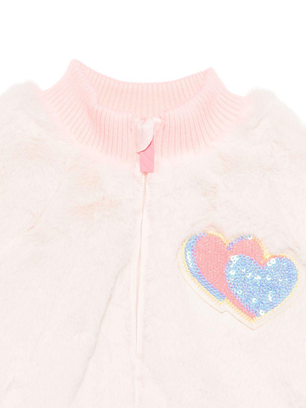 billieblush giubbino in ecopelliccia con contrasti e pailettes U2125147V Billieblush