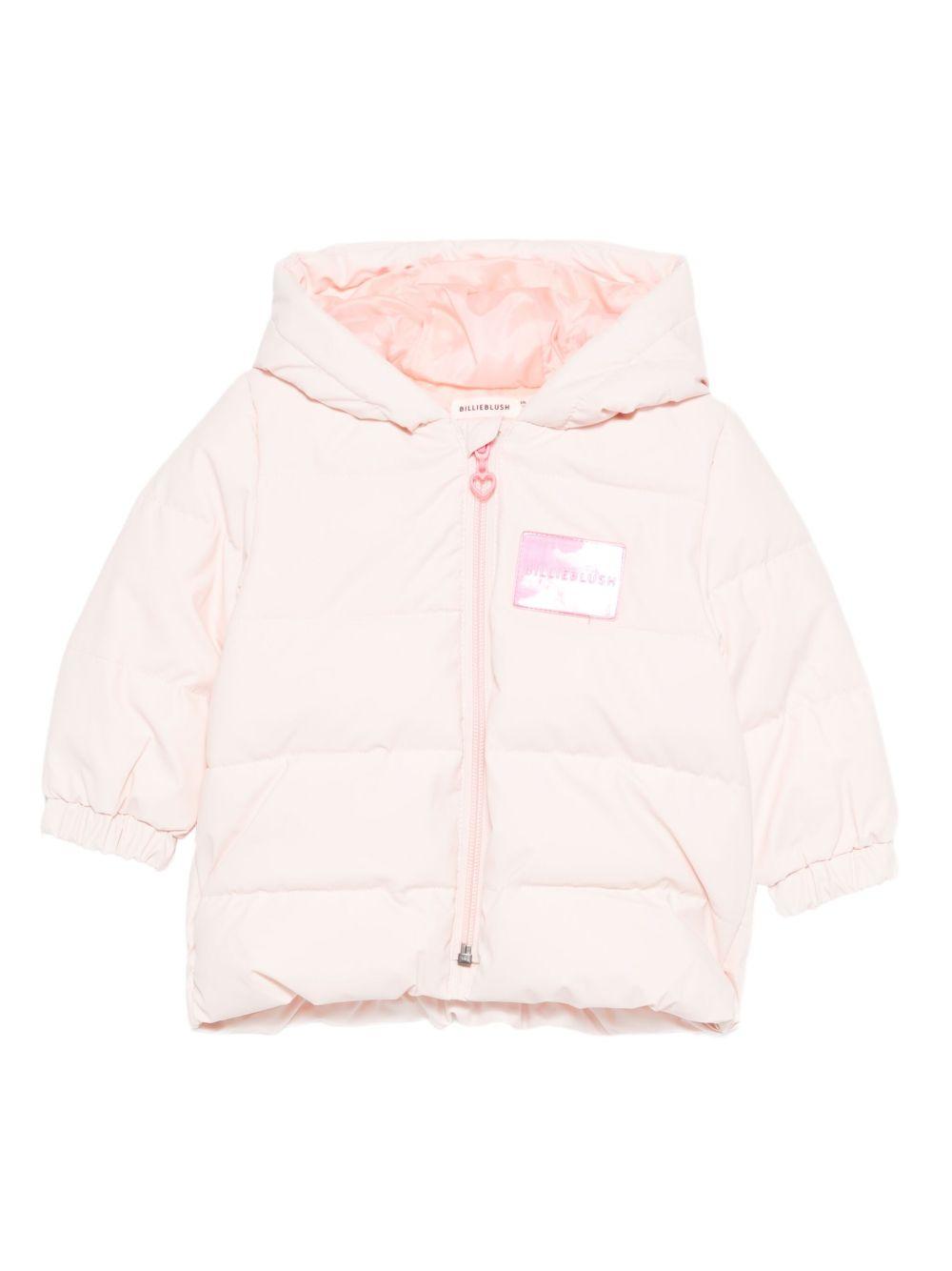 billieblush piumino soft con fiocco su cappuccio U2124747V Billieblush