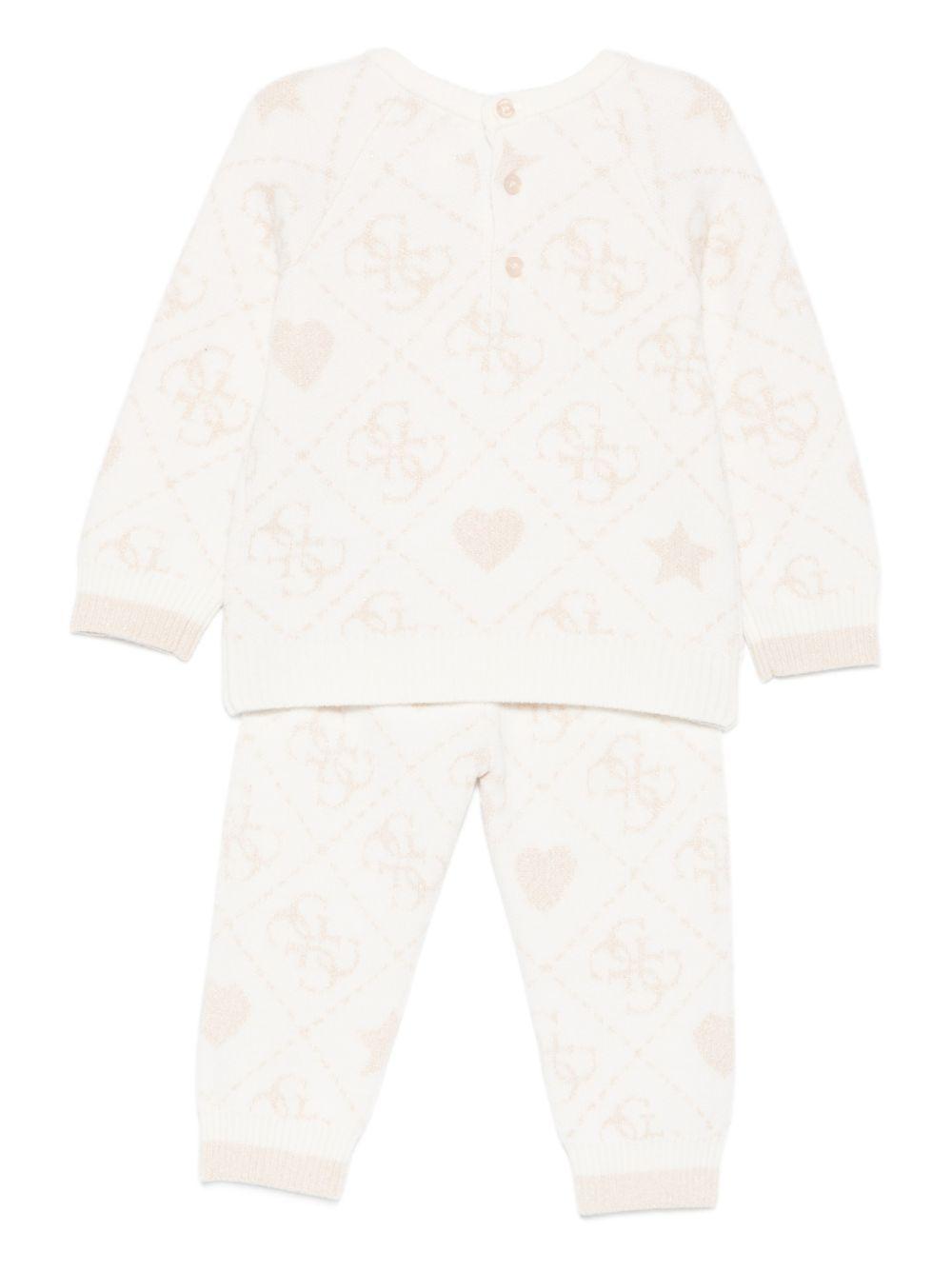 guess completo in maglia logata A5BG03Z39N0F15T guess