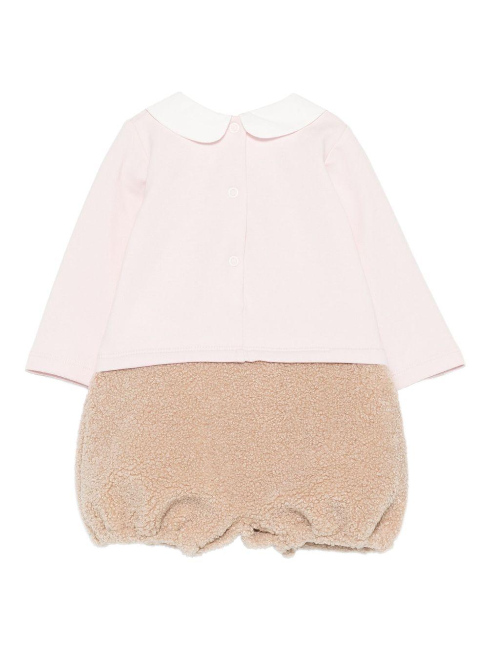 le bebe' pagliaccetto in felpa jersey ed orsetto LBG6036RO LE BEBE'
