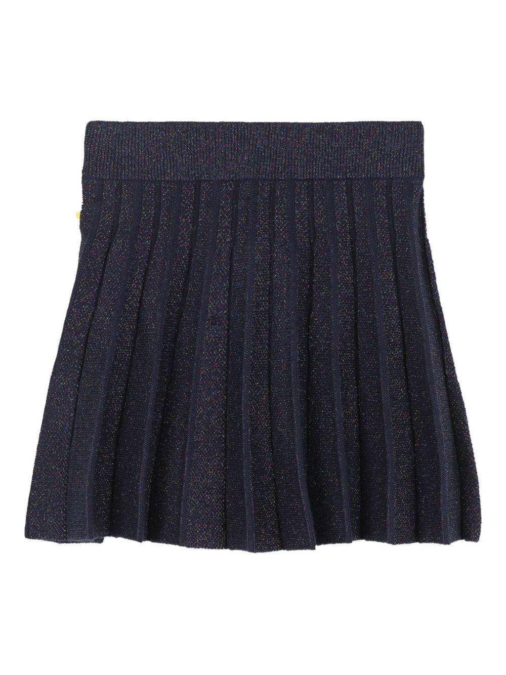 billieblush gonna con pieghe in maglia lurex U2161685T Billieblush
