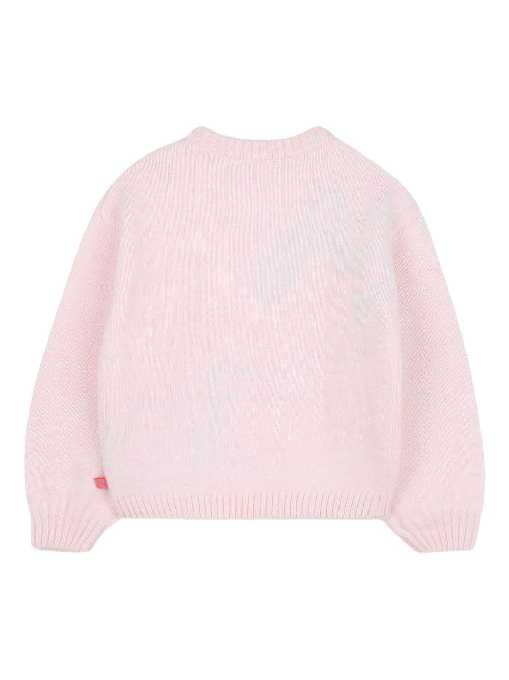 billieblush pull girocollo con patch gattino e pailettes U2138047V Billieblush