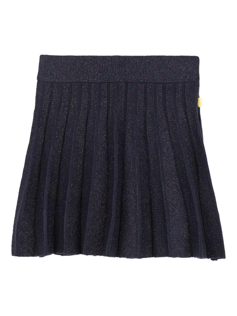 billieblush gonna con pieghe in maglia lurex U2161685T Billieblush