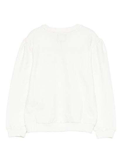 guess felpa  con orsetto e scritta logo ricamo K5BQ00KAX74G012 guess