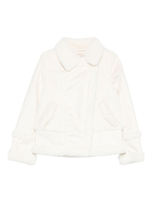 guess ecomontone corto con ecopelliccia in tinta J5BL07WCFX0G012 guess