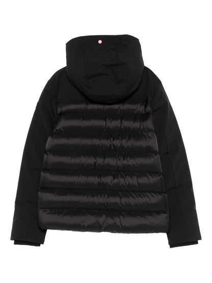 canadiens piumino con cappuccio in vera piuma ecologica CAP01485BLK CANADIENS