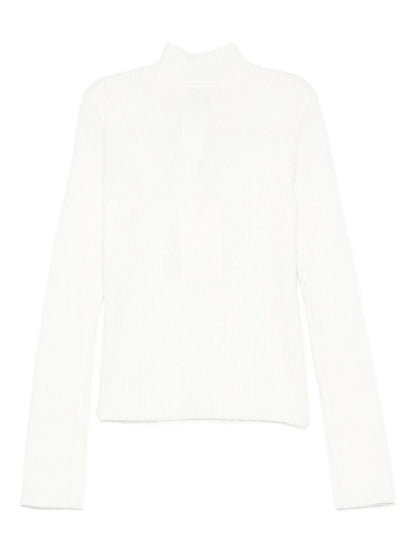 twin set lupetto in maglia a costina 252GJ304200526 Twin set