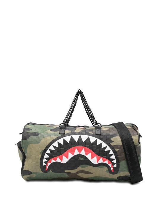spraygrond woodland camo check chain duffle 910D8340NSZCAMO Spraygroud kids