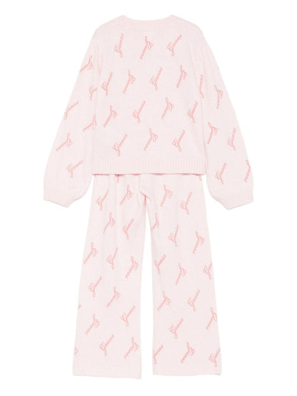 guess maglia girocollo con pantaloni multilogo K5BG05Z0870P08T guess