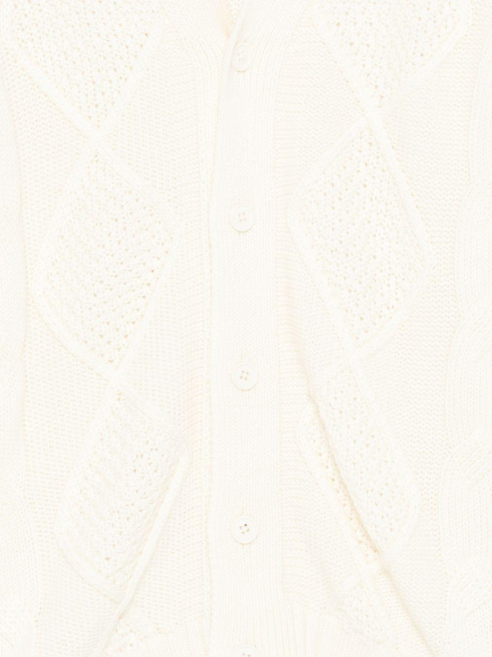daniele alessandrini cardigan con profili a contrasto 1231W00228LT DANIELE ALESSANDRINI