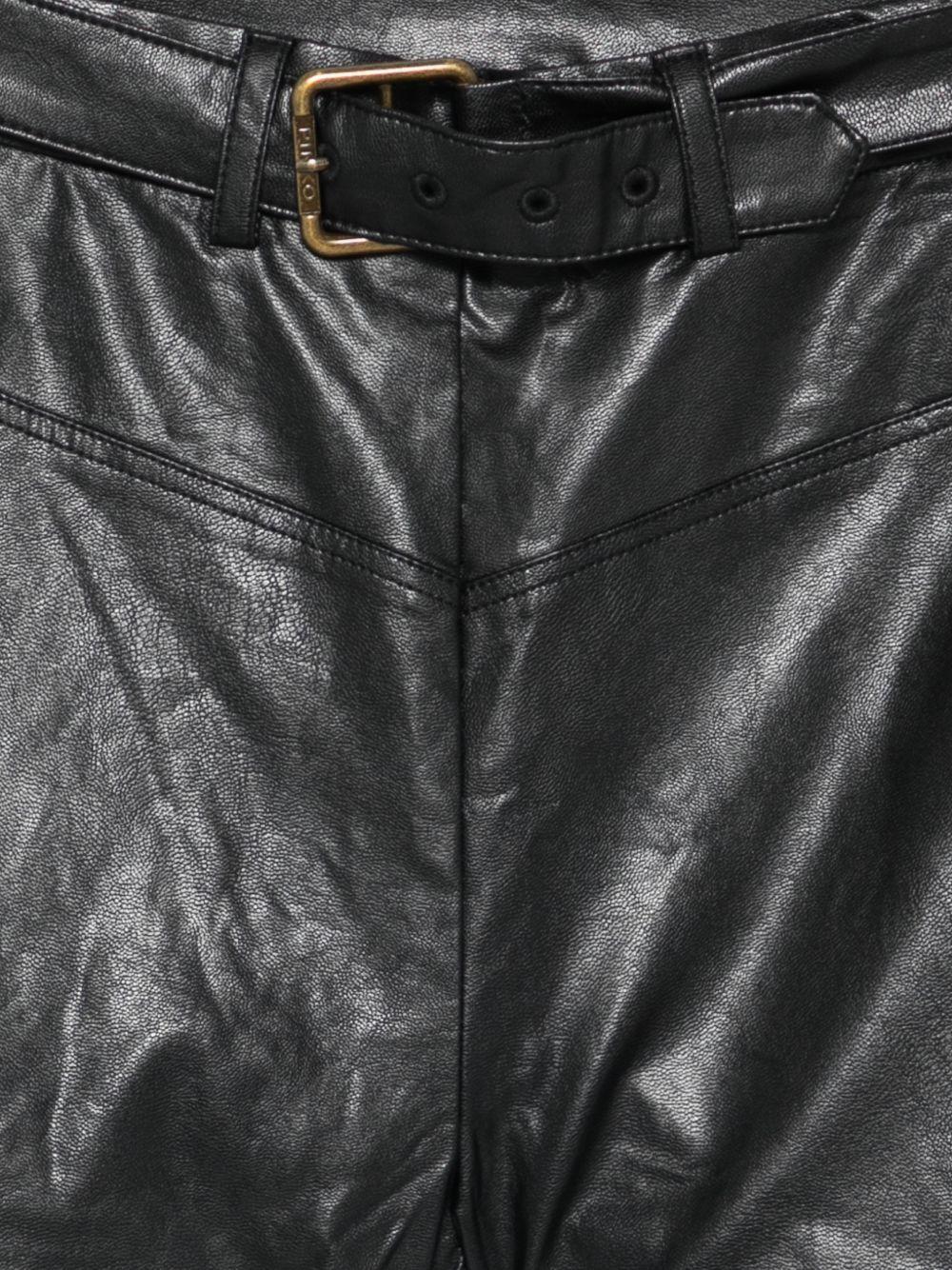 pinko shorts con cintura in ecopelle KFBE008PE017N000 PINKO