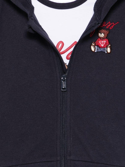 guess completo polo con orsetto e denim blu I5BG15KAX74G7V2 guess