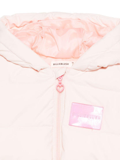 billieblush piumino soft con fiocco su cappuccio U2124747V Billieblush