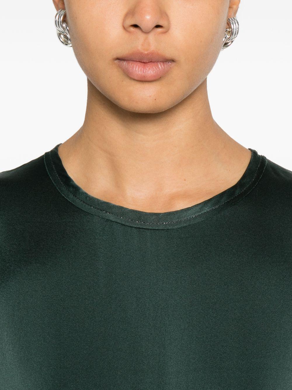 jucca blusa girocollo in raso J4212022X/L/03B1433 jucca