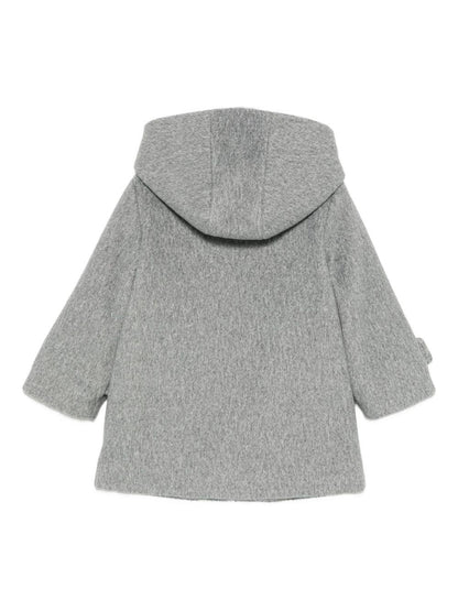 le bebe' cappotto con cappuccio LBB5237GR LE BEBE'