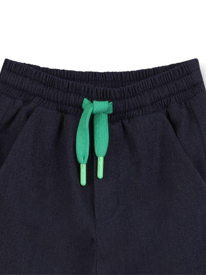 billieblush denim scuro pantalaccio morbido U2120785T Billieblush