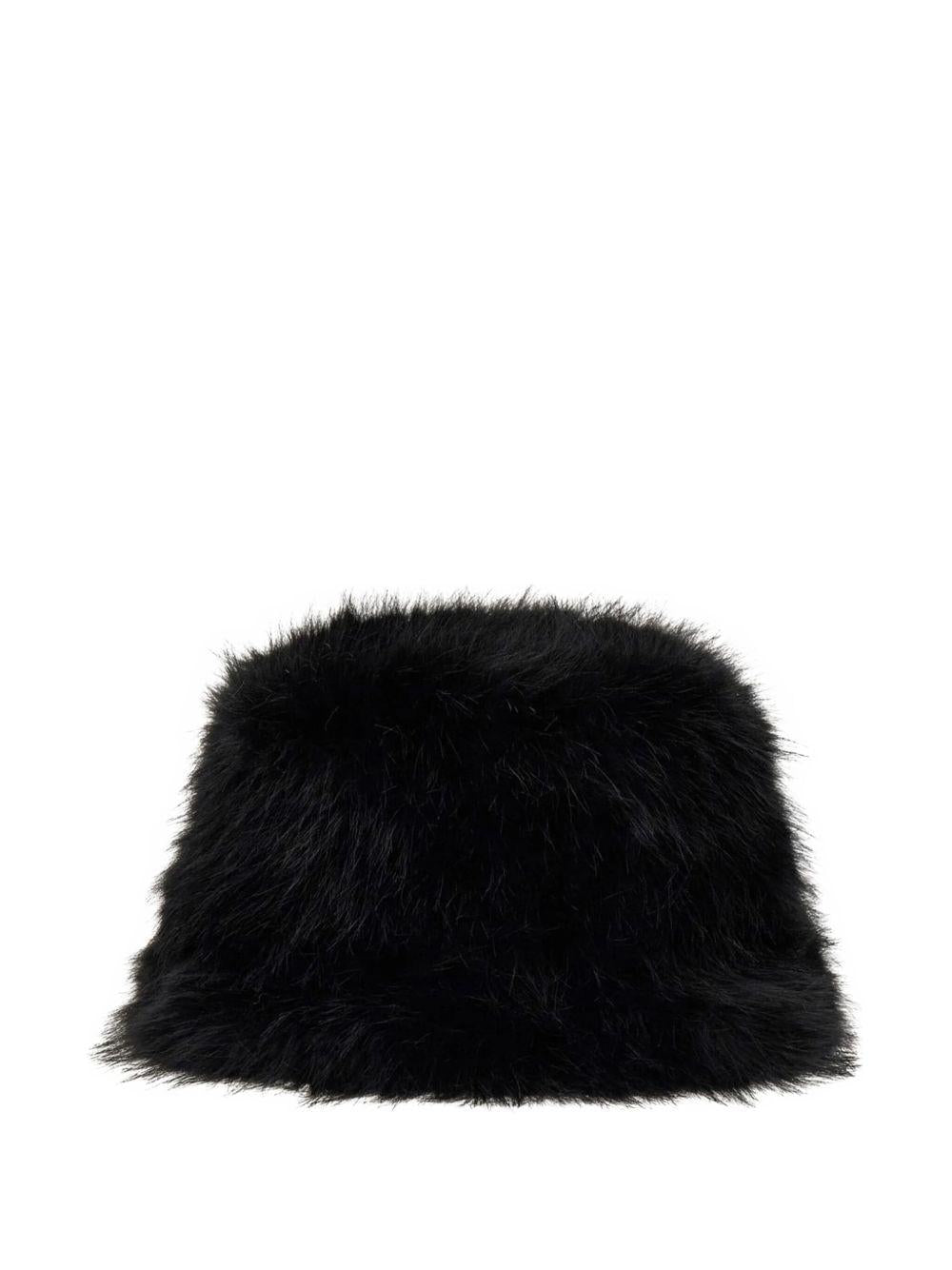 guess cappello pescatore in ecopelliccia J5BZ18WHH10JBLK guess