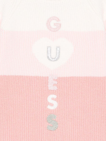 guess abito in maglia con sritta logo ricamata A5BK07Z3FU0F048 guess