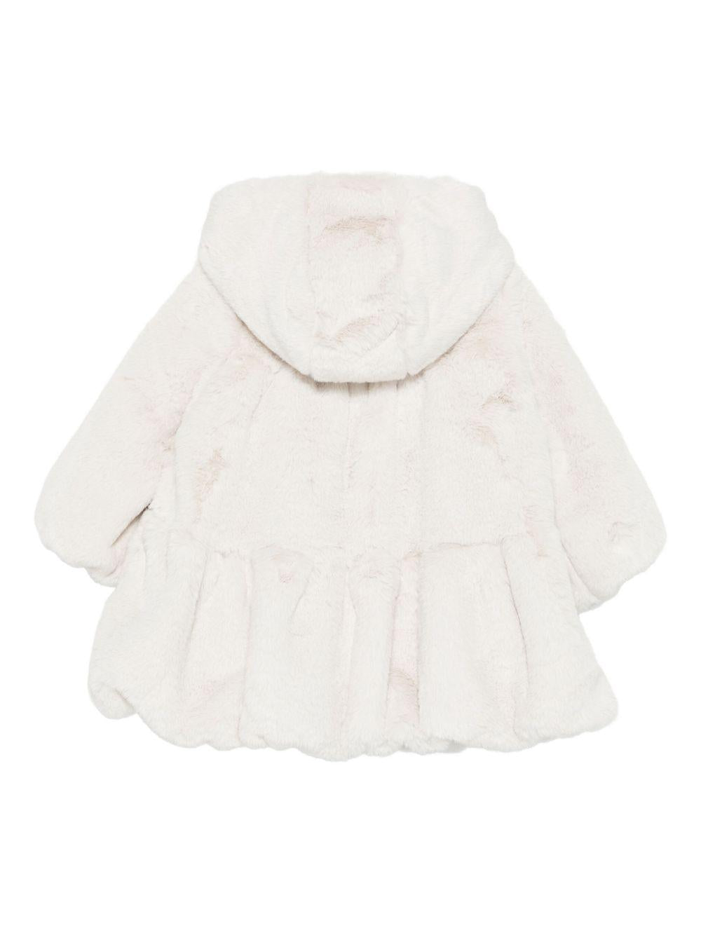 le bebe' ecopelliccia con cappuccio LBG6179LT LE BEBE'