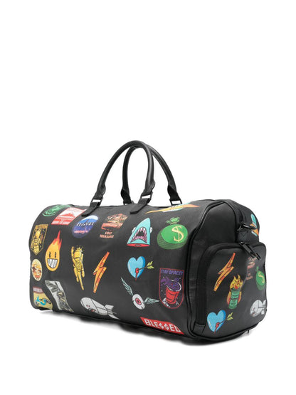 spraygrond borsone patches duffle 910D8287NSZNE Spraygroud kids