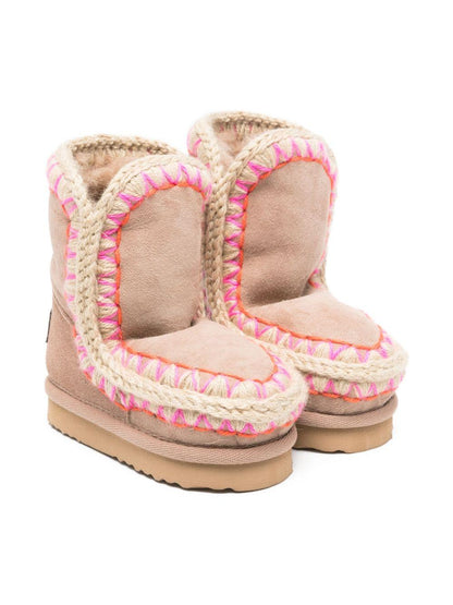 mou eskimo kid overstitching MU.FK101041ACAM Mou Kids