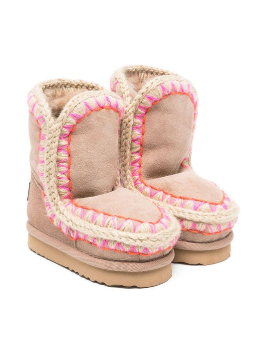 mou eskimo kid overstitching MU.FK101041ACAM Mou Kids