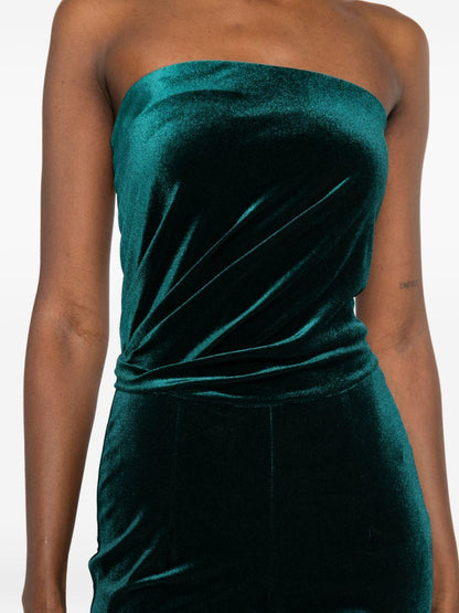 soallure tuta in velluto con top a fascia D11049CVE SO ALLURE