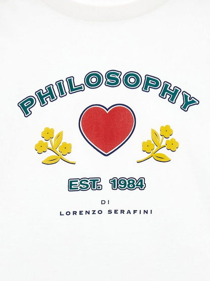 philosophy di lorenzo serafini tshirt over in cotone jersey balmont jers I1F6136203P001 Philosofy kids