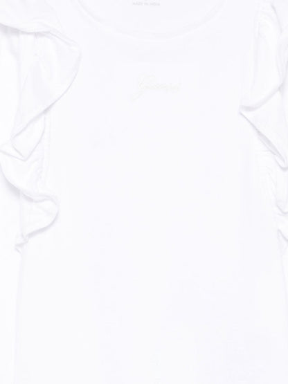 guess tshirt con ricamo logo e voile K5YI25K6YW4G011 guess