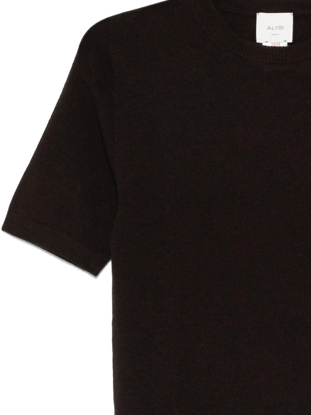 alysi tshirt girocollo in cachemire mezza manica 265459A5034CHO alysi