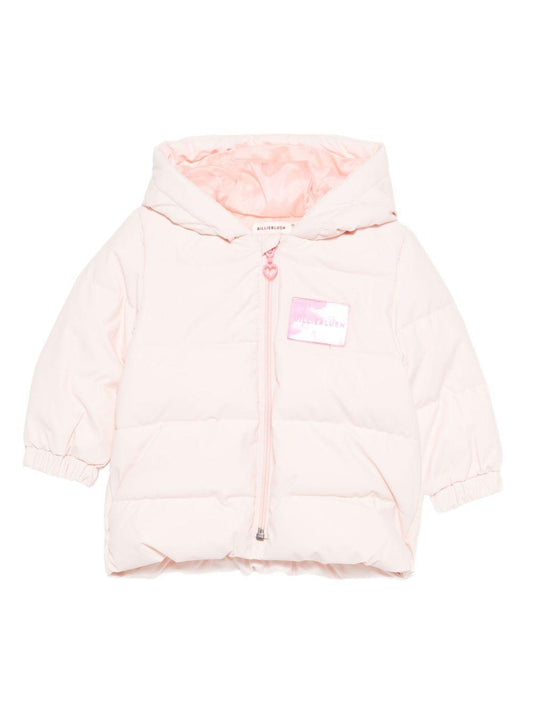 billieblush piumino soft con fiocco su cappuccio U2124747V Billieblush