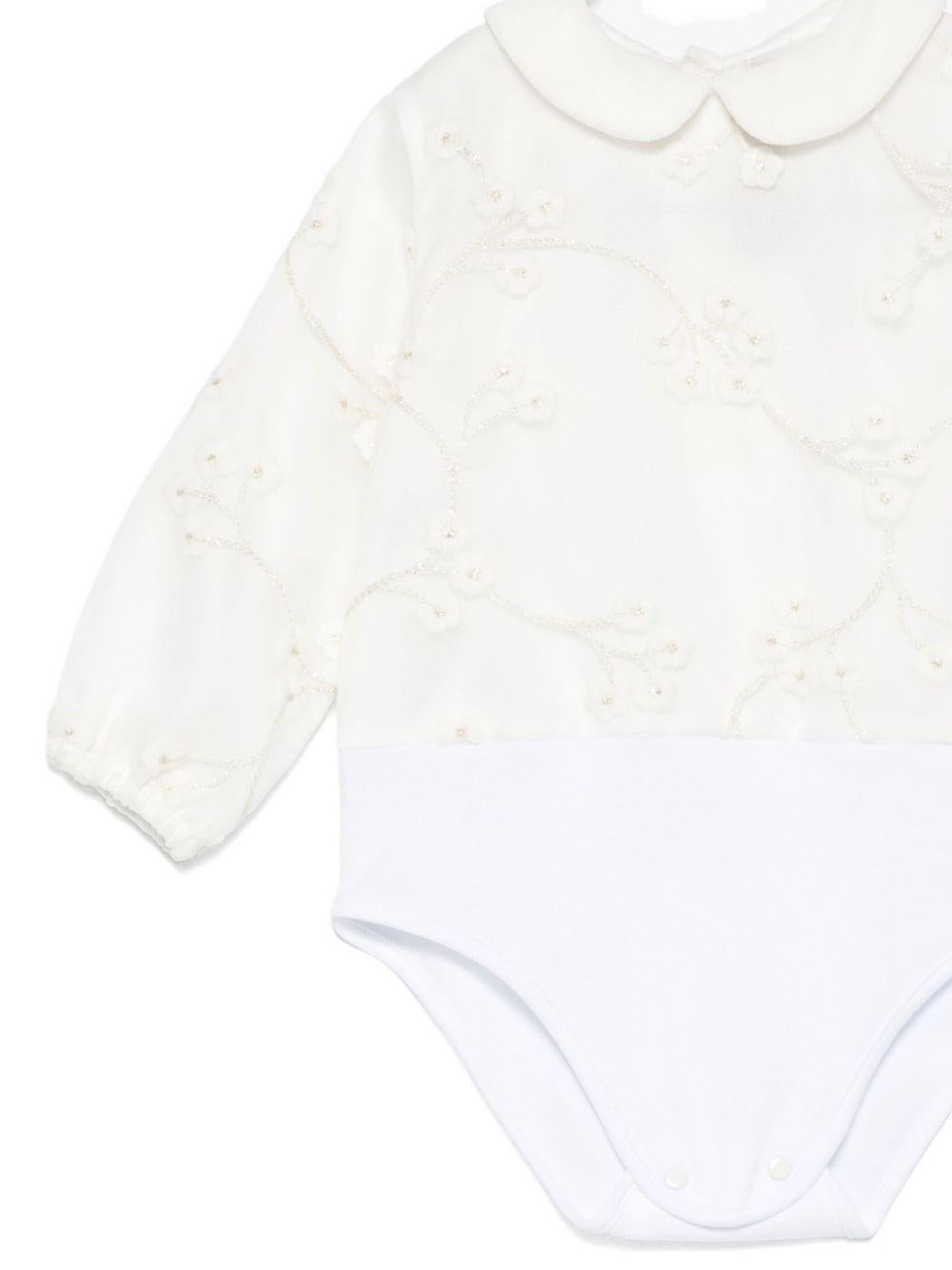 la stupenderia coulotte in velluto con body ricamato cardigan e cuffietta CBCT02V02X28CPA La Stupenderia