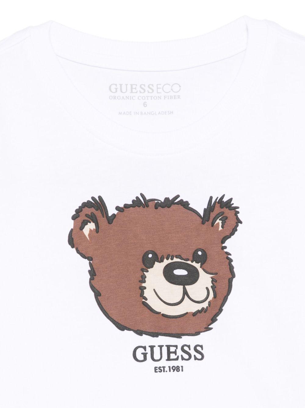 guess tshirt manica lunga con orsetto N5YI25K8HM4G011 guess