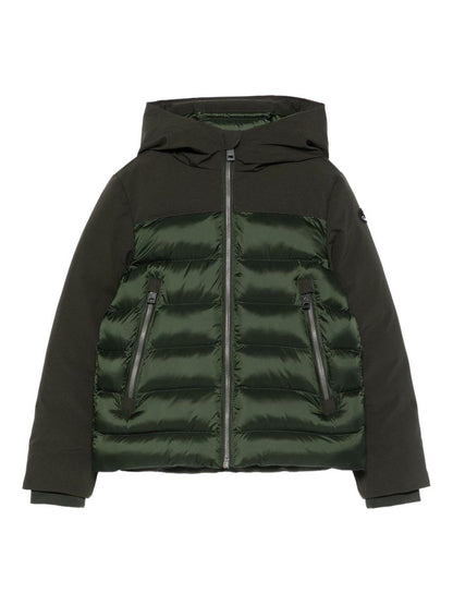 canadiens piumino con cappuccio in vera piuma ecologica CAP014850479 CANADIENS