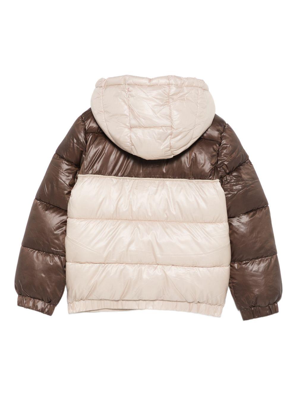 guess piumino con cappuccio bicolore N5YL00WEGY0F9QX guess