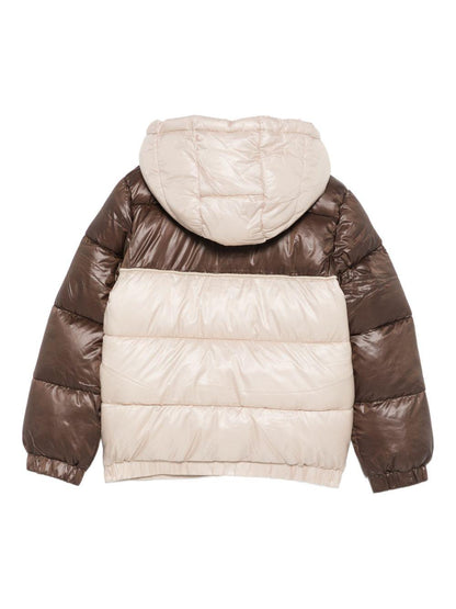 guess piumino con cappuccio bicolore N5YL00WEGY0F9QX guess