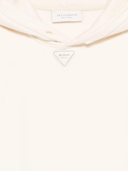 yes london felpa con cappuccio patch triangle JR5120/FLT yes london