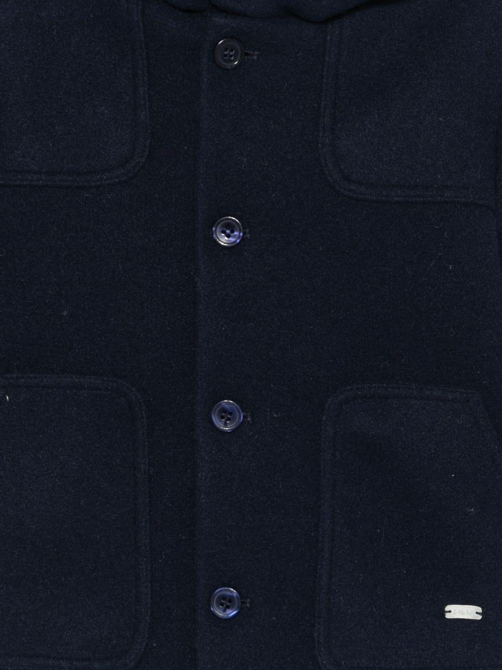 le bebe' cappotto con cappuccio LBB5173BL LE BEBE'