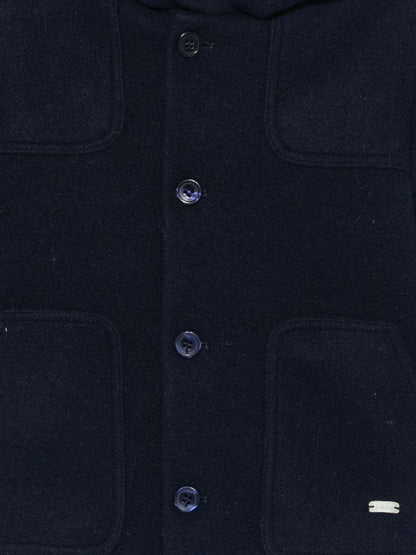 le bebe' cappotto con cappuccio LBB5173BL LE BEBE'