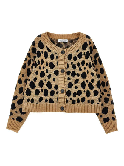 philosophy di lorenzo serafini maxi cardigan maculato I9F80260620080 Philosofy kids