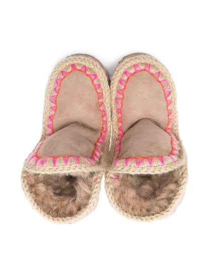 mou eskimo kid overstitching MU.FK101041ACAM Mou Kids