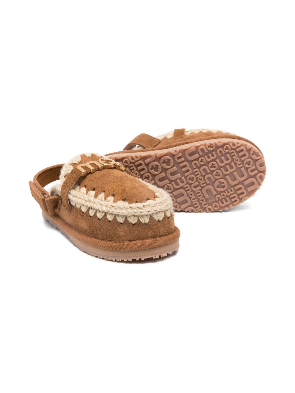 mou kids slipper with back strap MU.FK161001ACOG Mou Kids