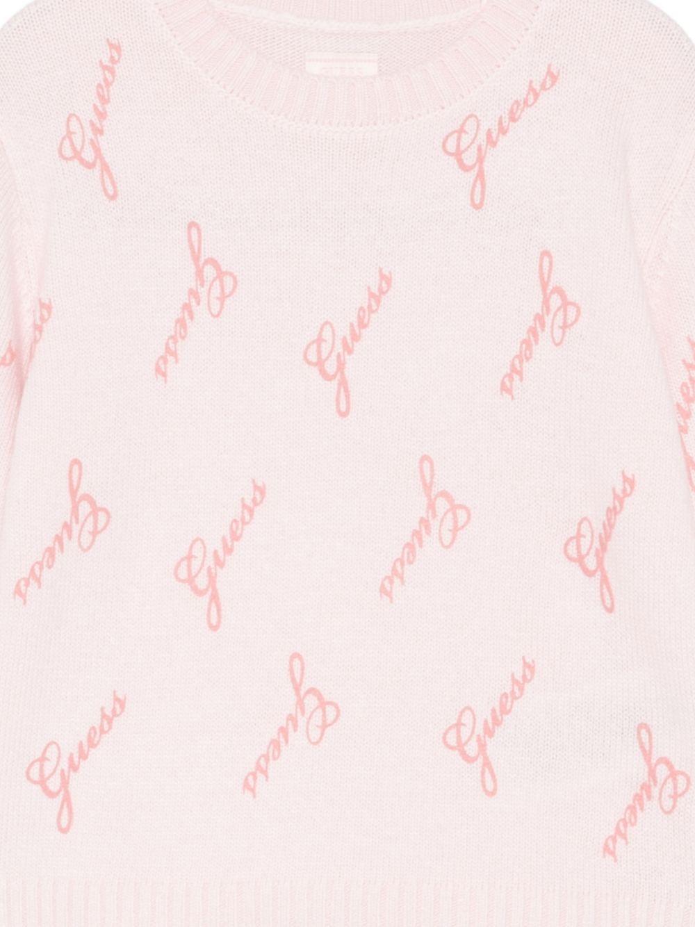 guess maglia girocollo con pantaloni multilogo K5BG05Z0870P08T guess