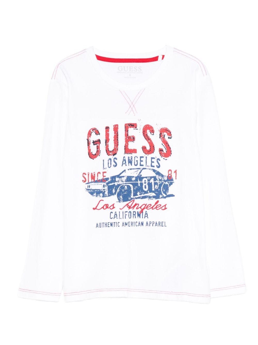 guess tshirt con stampa e scritte N5YI18K8HM0G011 guess