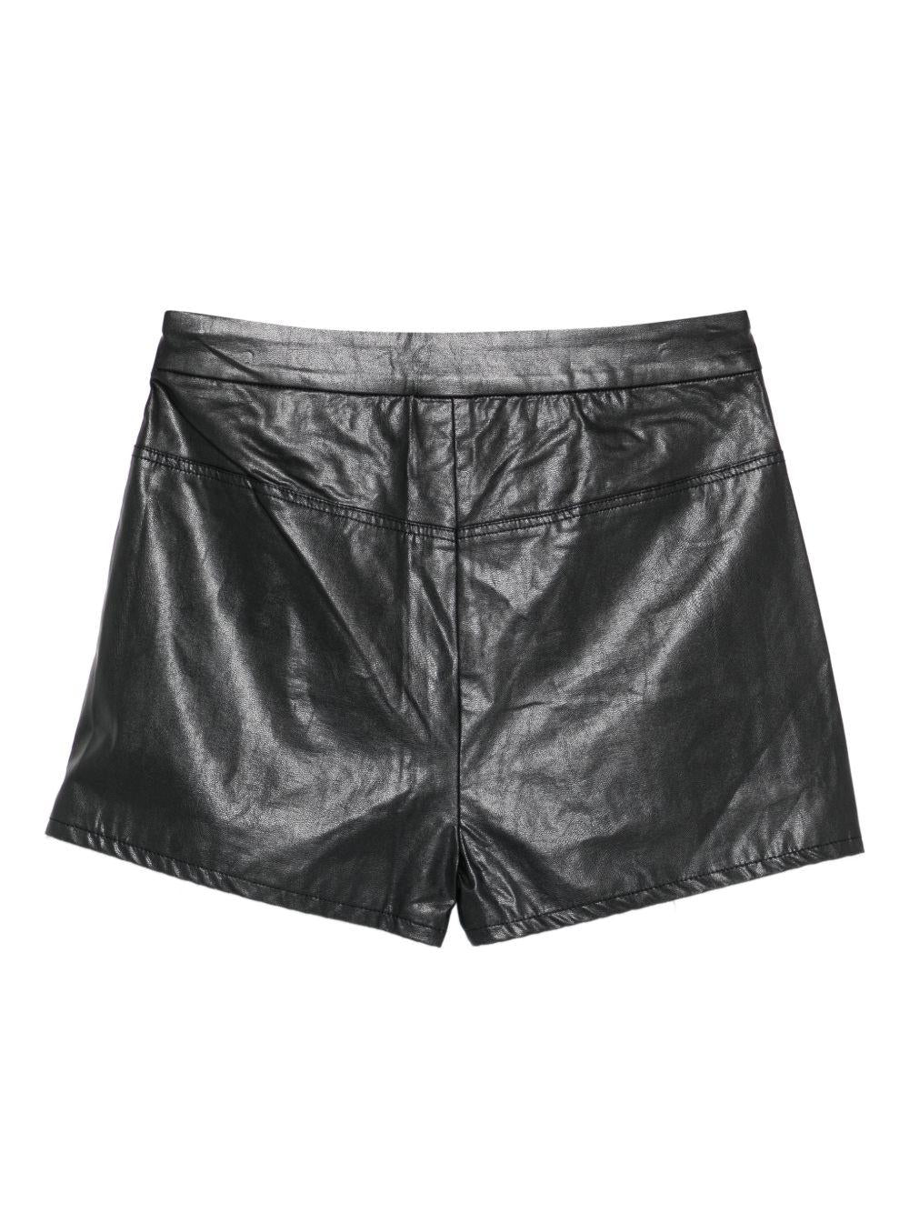 pinko shorts con cintura in ecopelle KFBE008PE017N000 PINKO