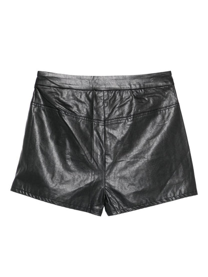 pinko shorts con cintura in ecopelle KFBE008PE017N000 PINKO