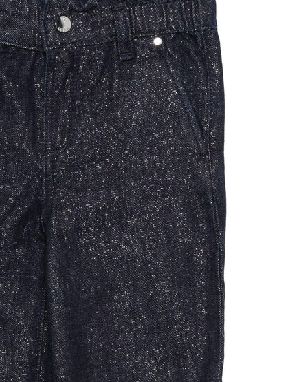 guess denim morbido con elastico in vita tessuto glitterato K5BA05D5D90RNMW guess