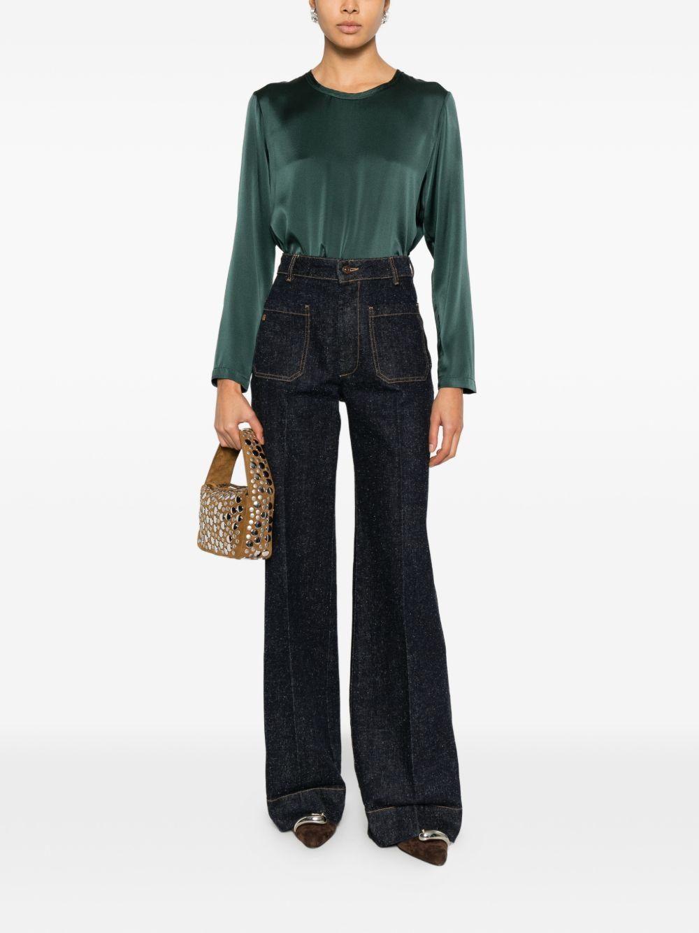 jucca blusa girocollo in raso J4212022X/L/03B1433 jucca